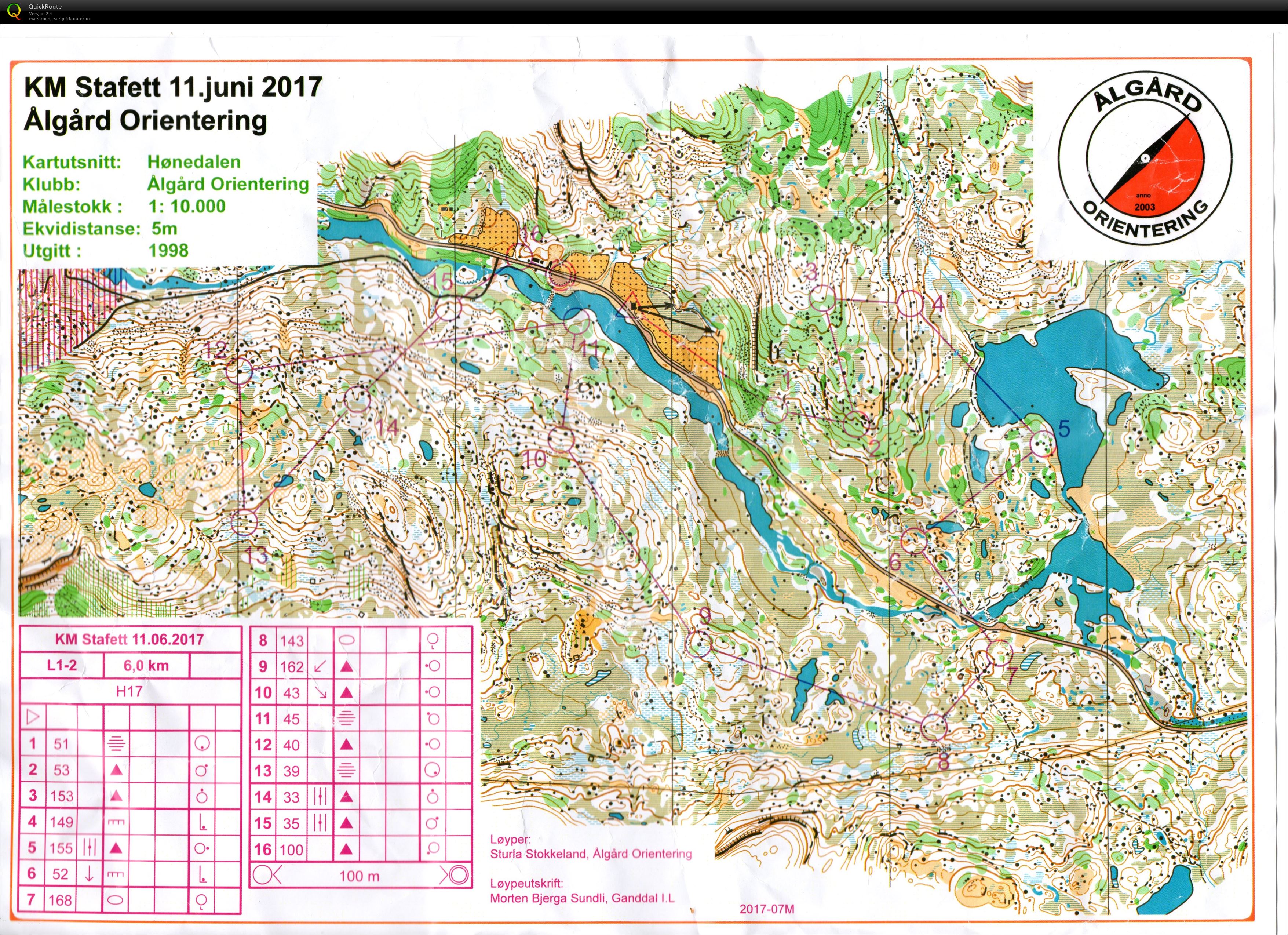 KM Stafett Rogaland H17 (11.06.2017)