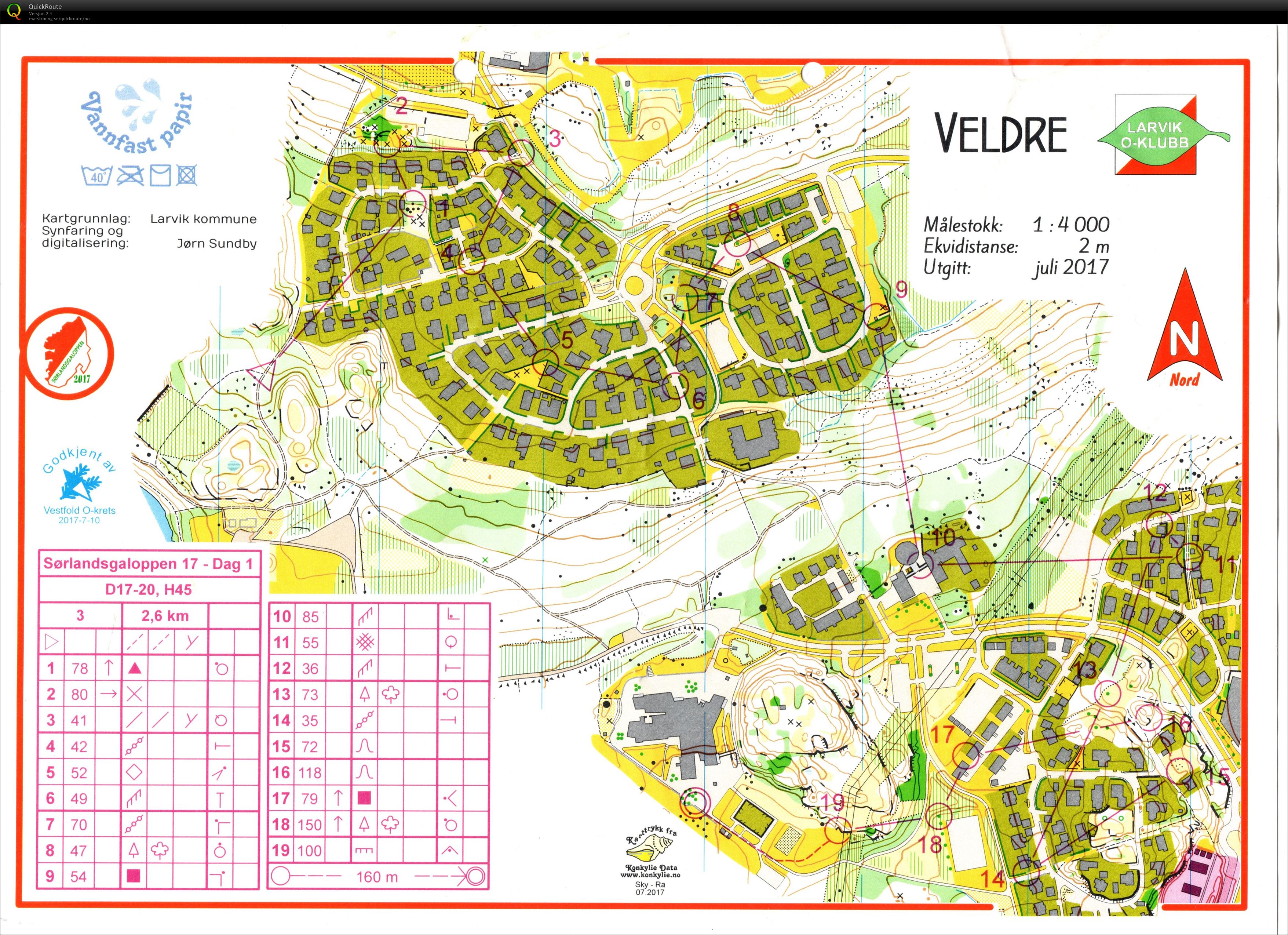 SG Dag 1 Sprint H45 (06.07.2017)