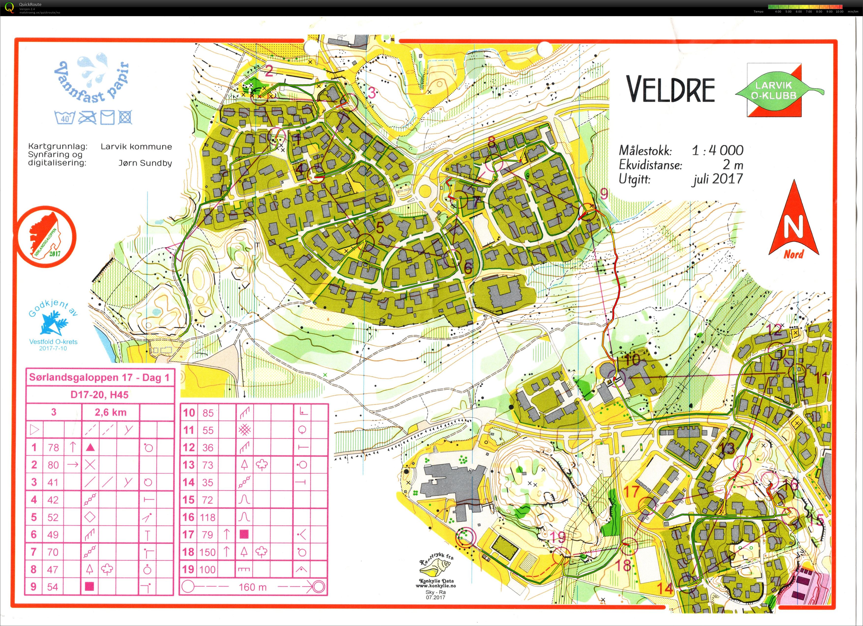 SG Dag 1 Sprint H45 (06.07.2017)