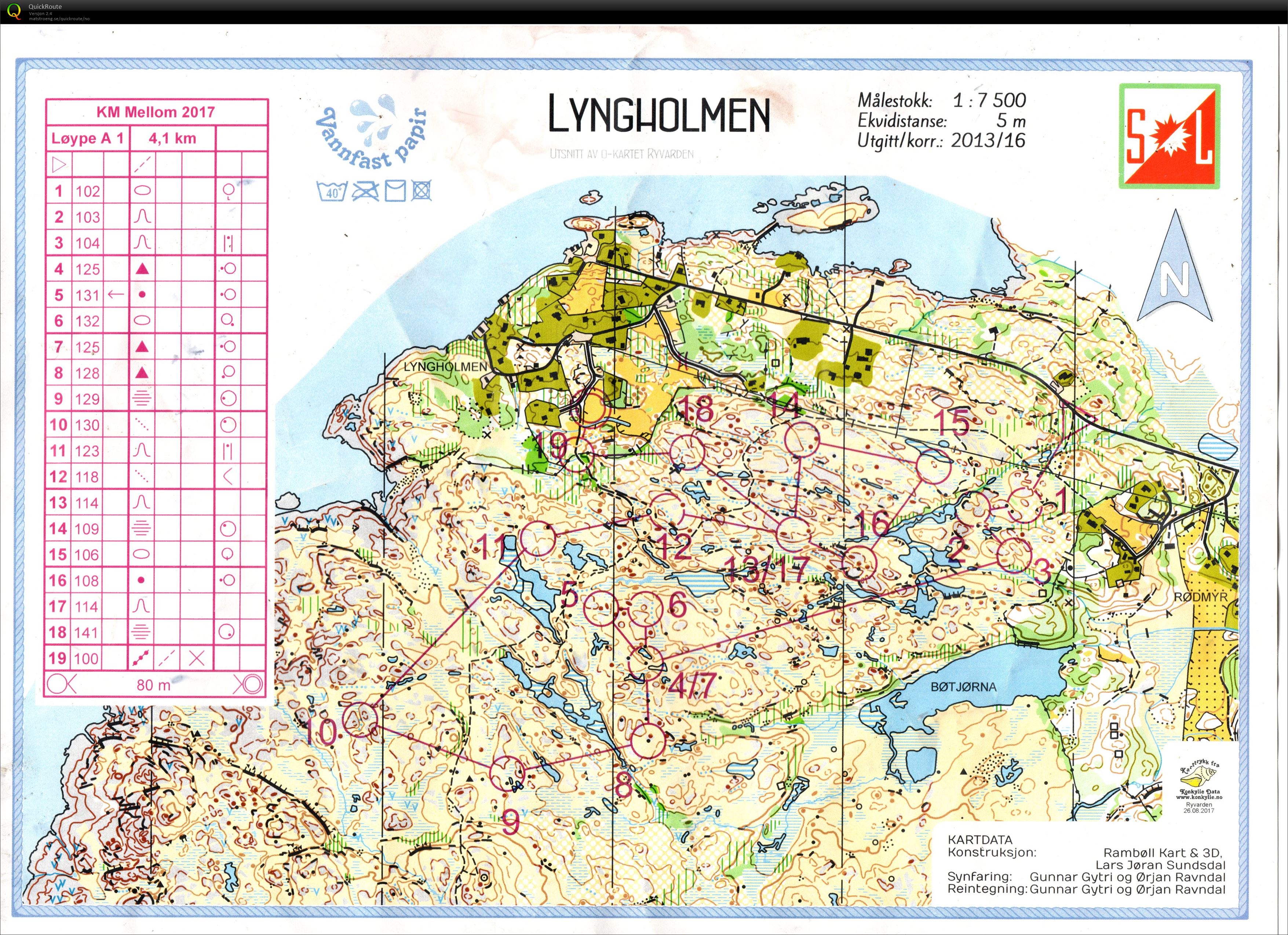 KM Mellom H17 Rogaland (26.08.2017)