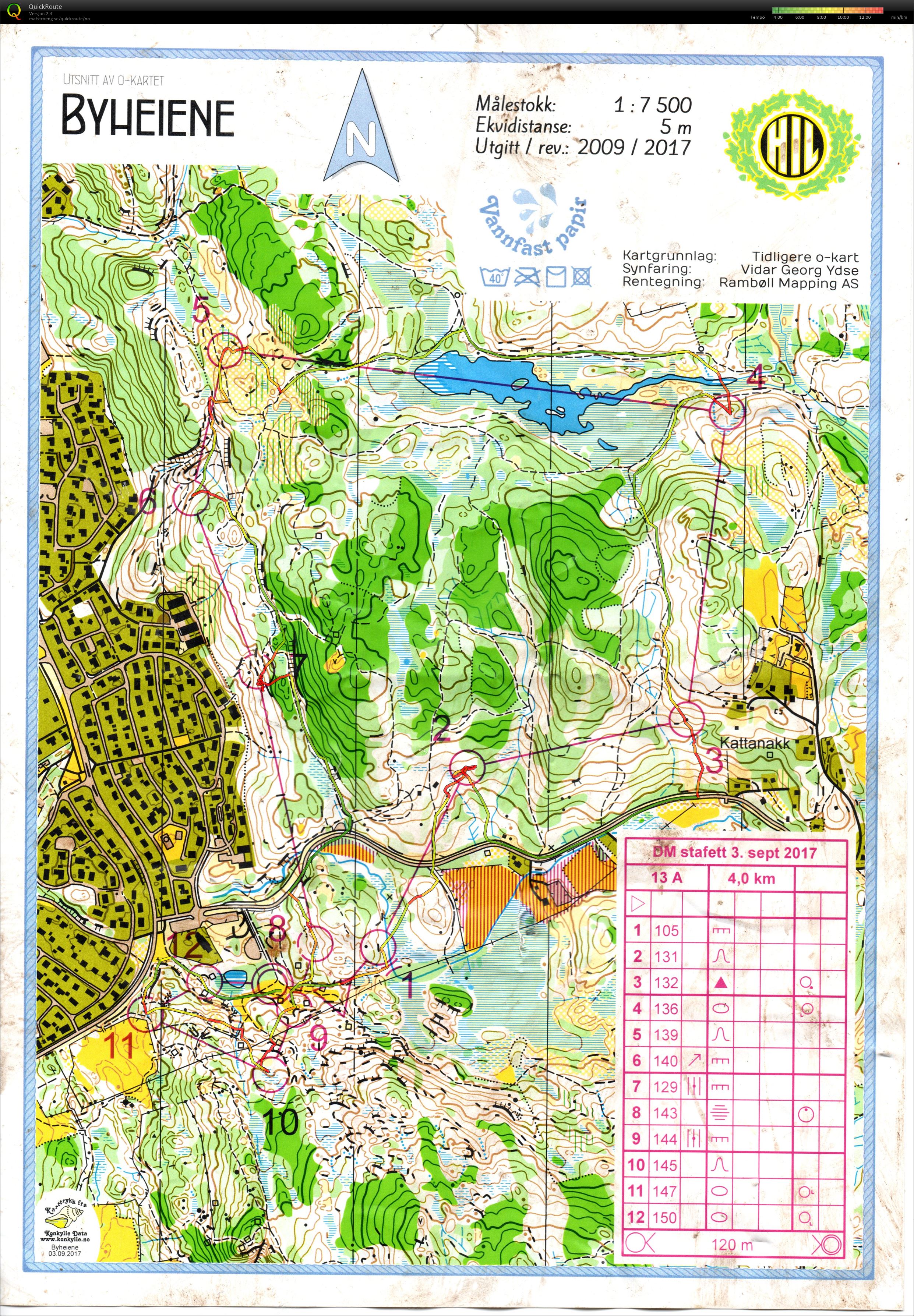 Vestlandsmesterskap stafett H17 (03.09.2017)