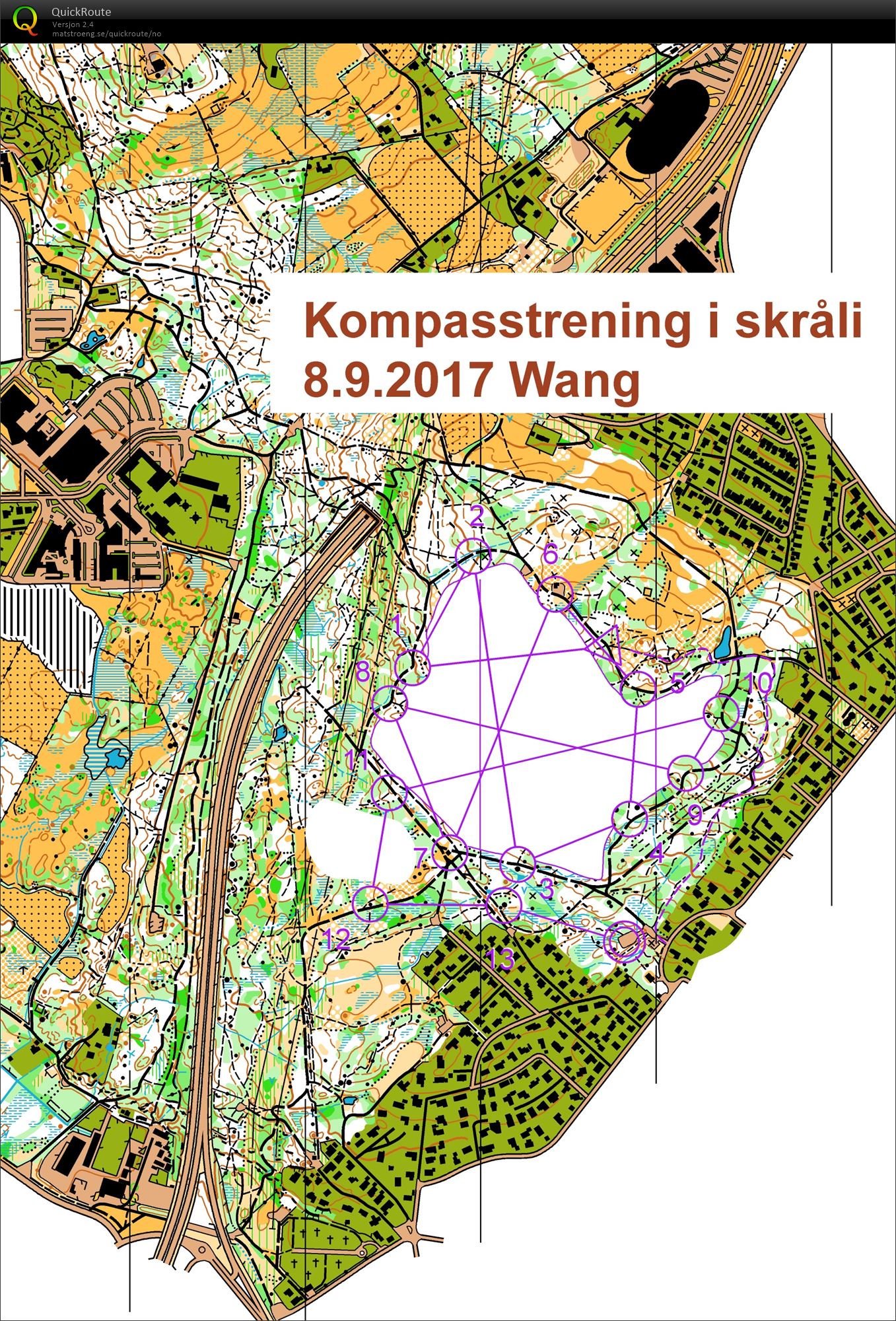 Kompasstrening Wang (08.09.2017)