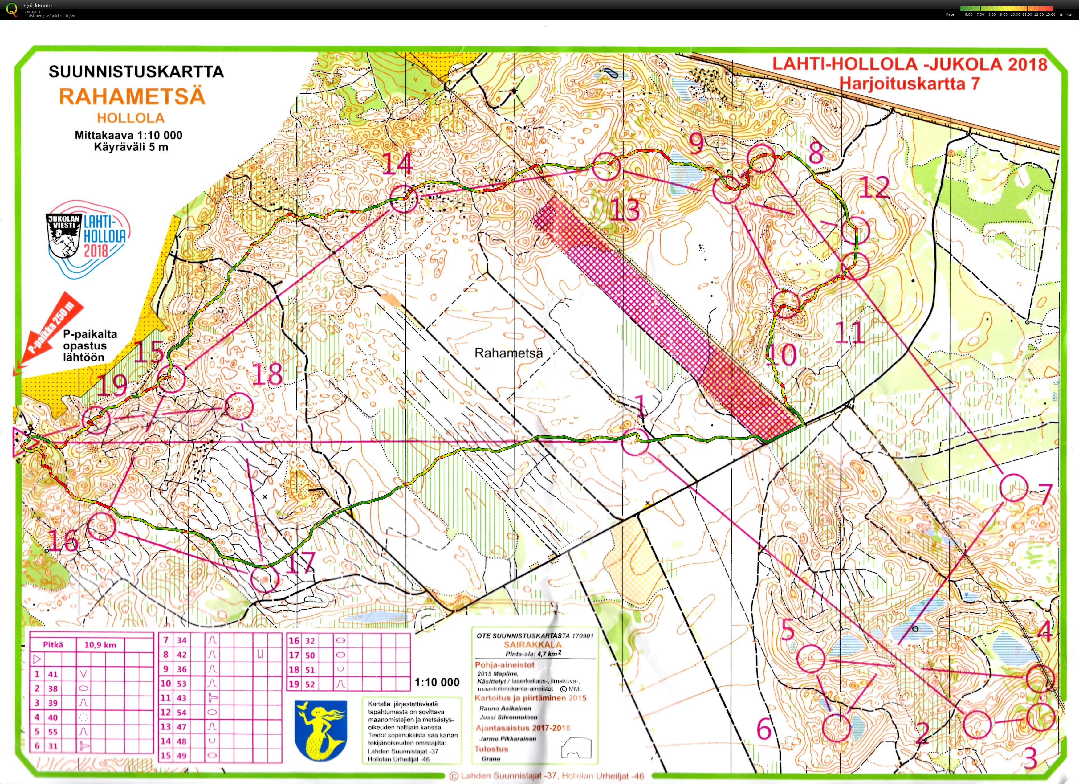 Fortrening Jukola (15.06.2018)