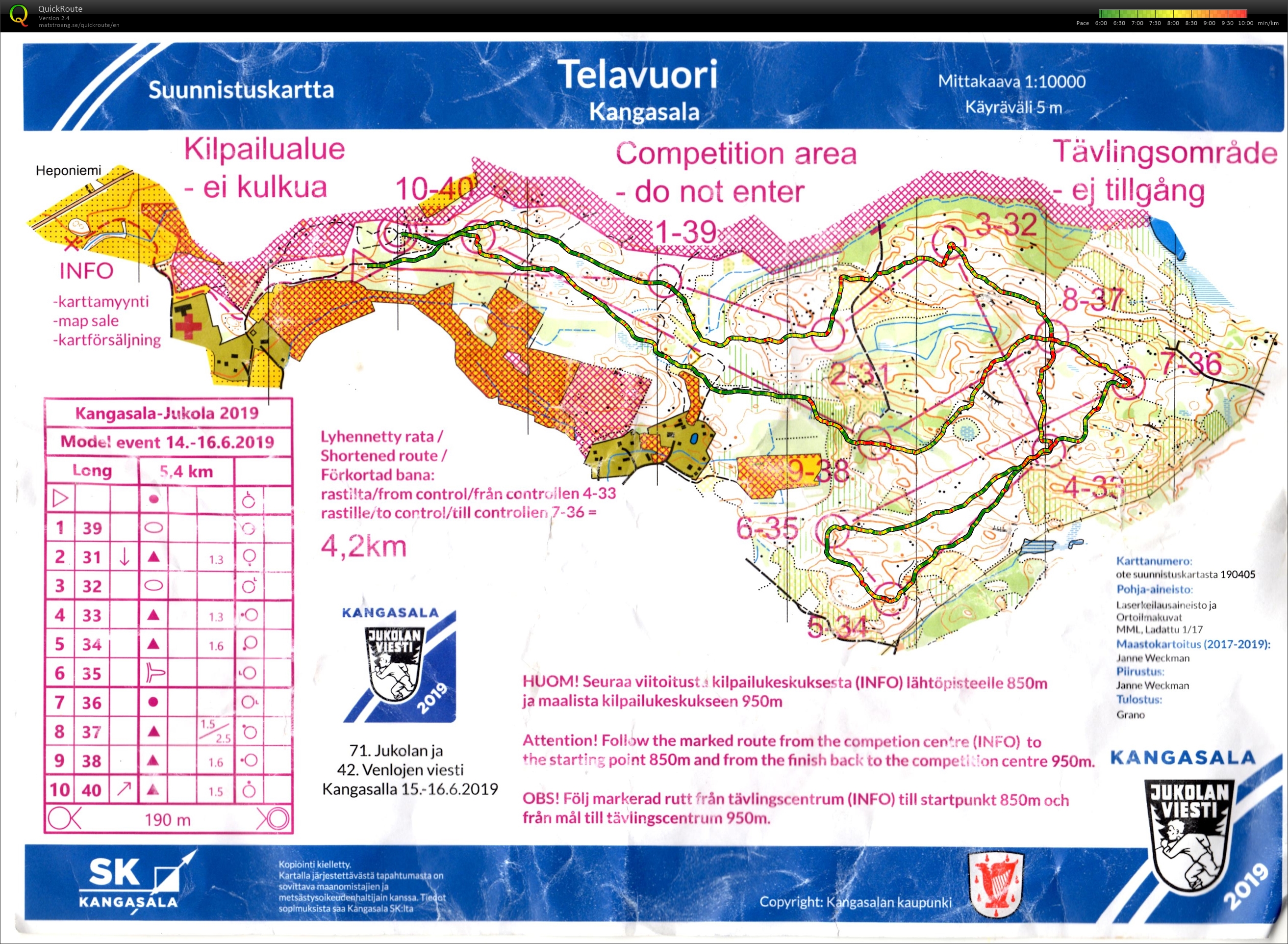 Jukola Model Event (15.06.2019)