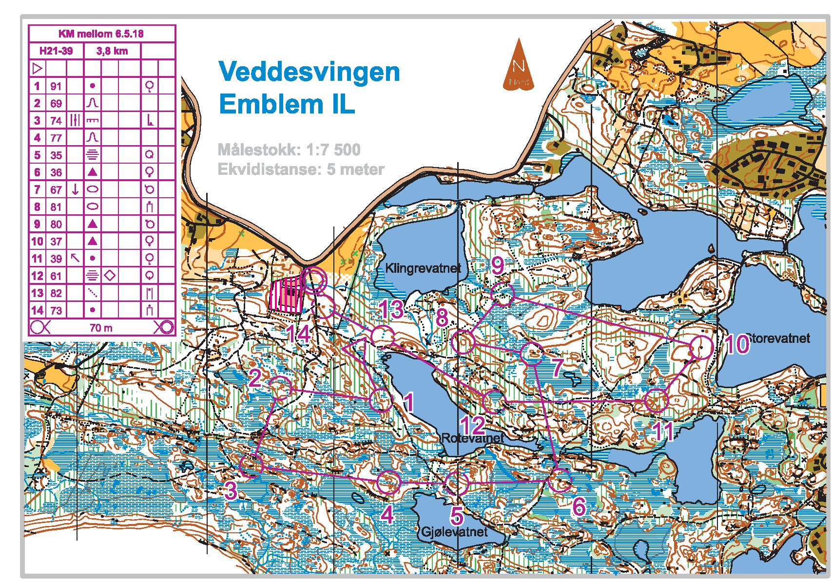 Hardøkt mellom Veddesvingen (30.03.2021)