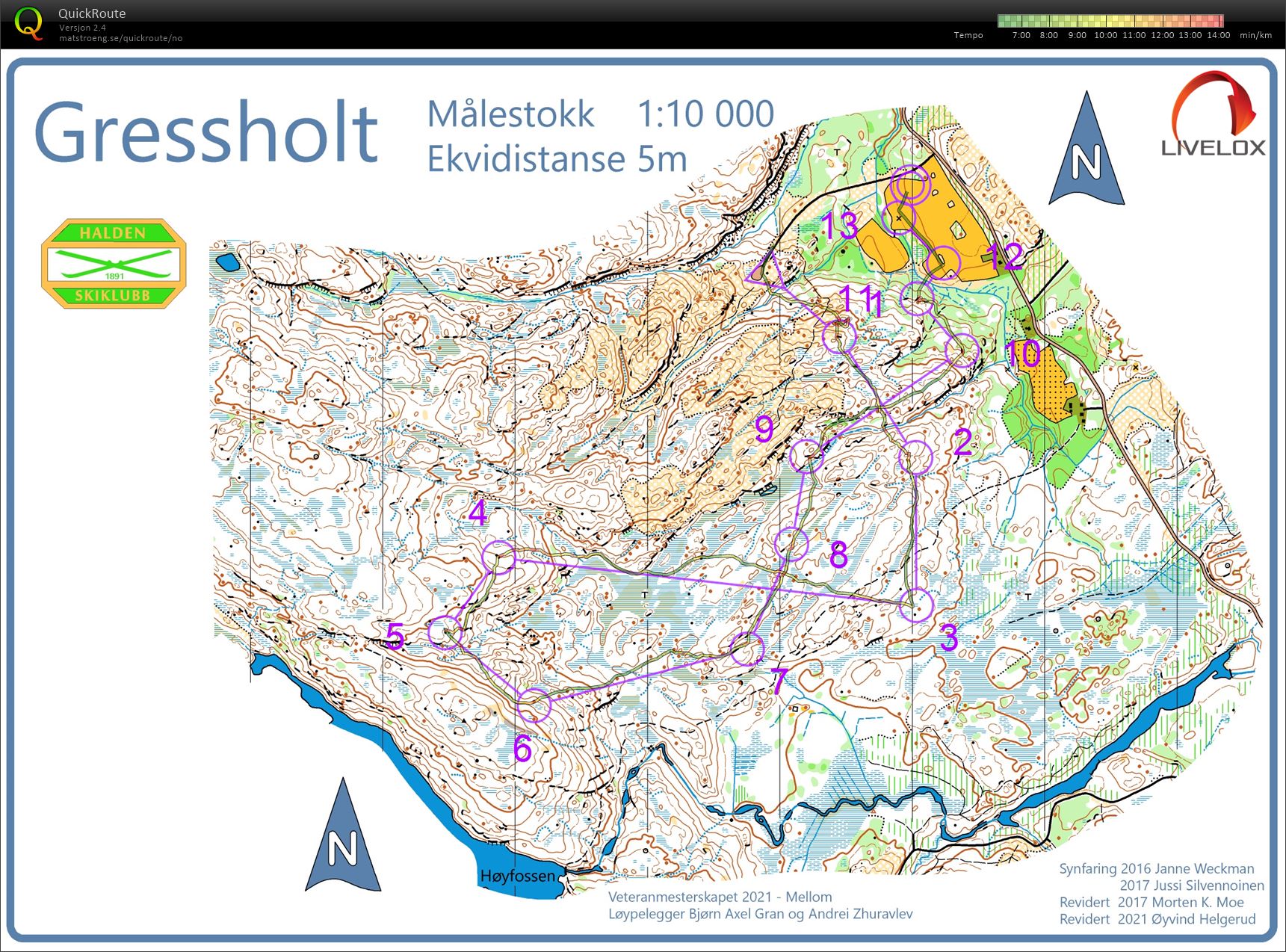 Veteranmesterskapet mellom H50 (05.09.2021)