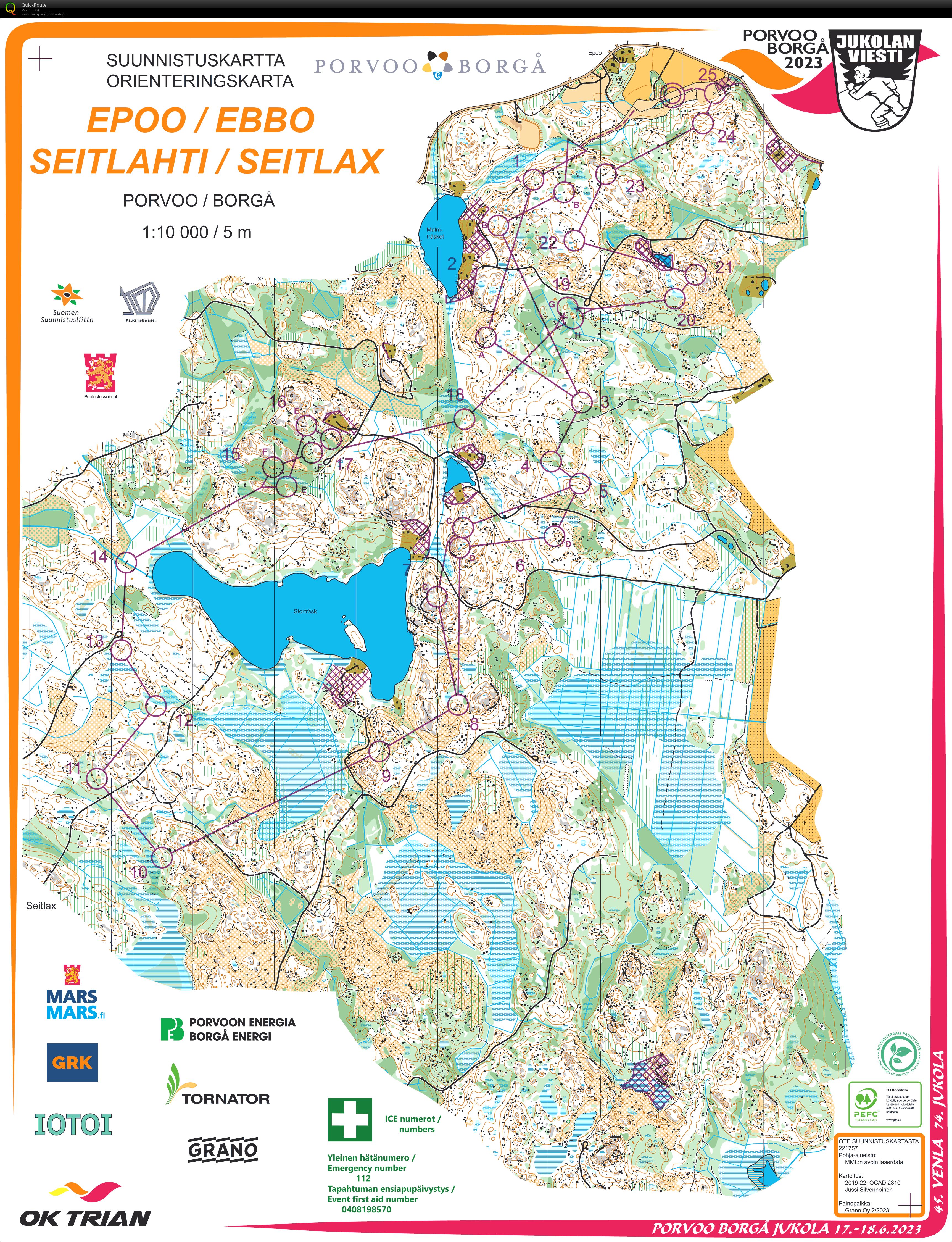 Jukola 5. etappe (18.06.2023)