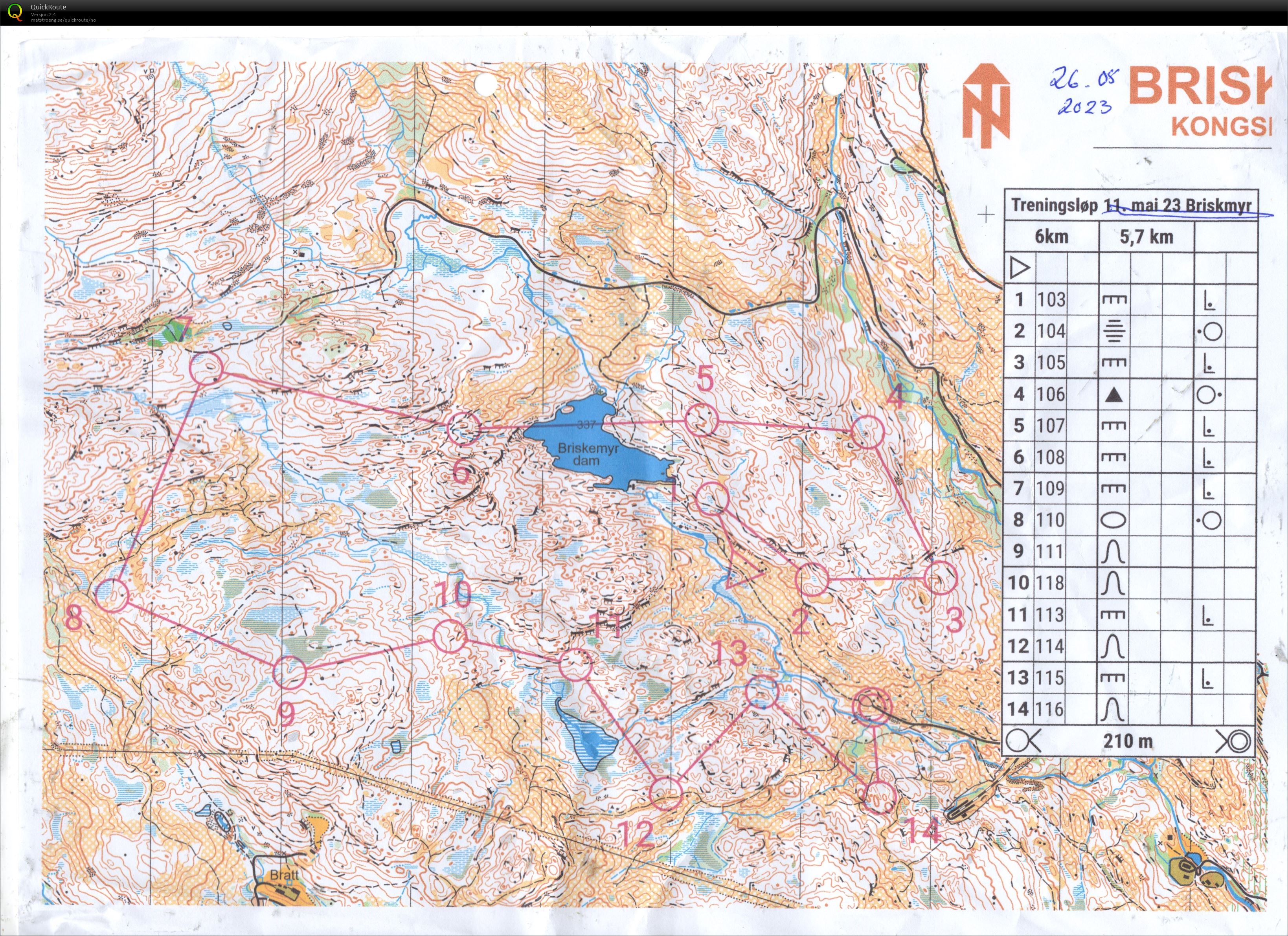 Trening Pinseløp (26.05.2023)