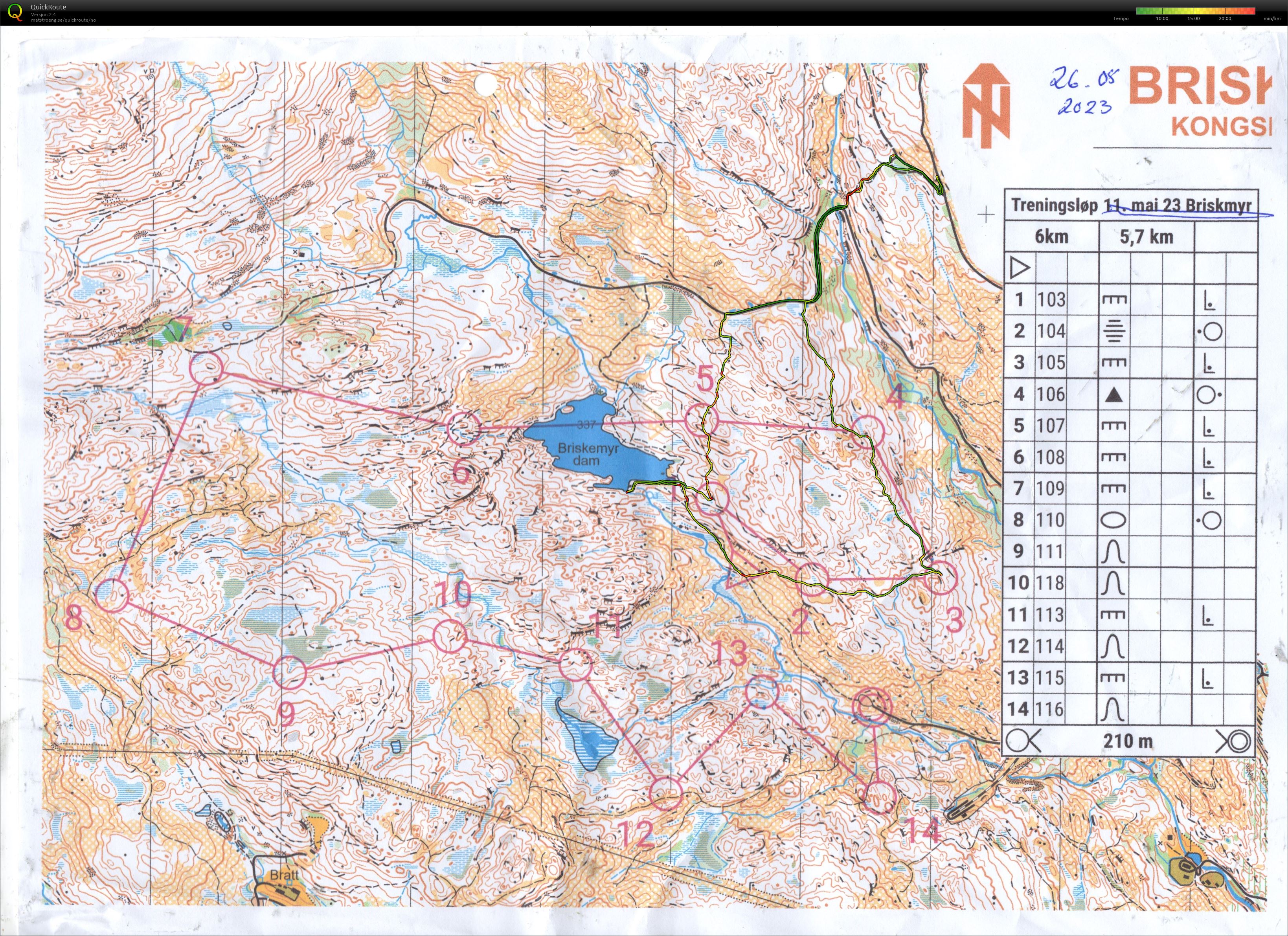 Trening Pinseløp (26.05.2023)