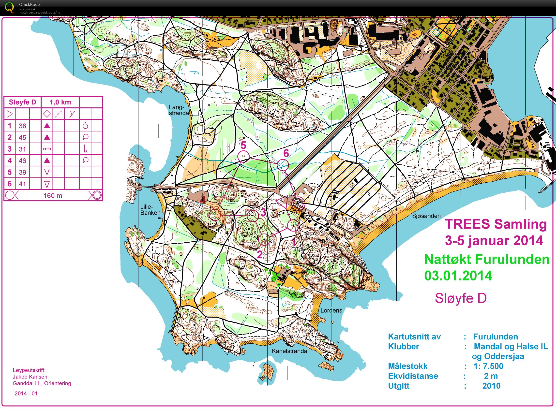 Nattøkt Sløyfe D (03.01.2014)