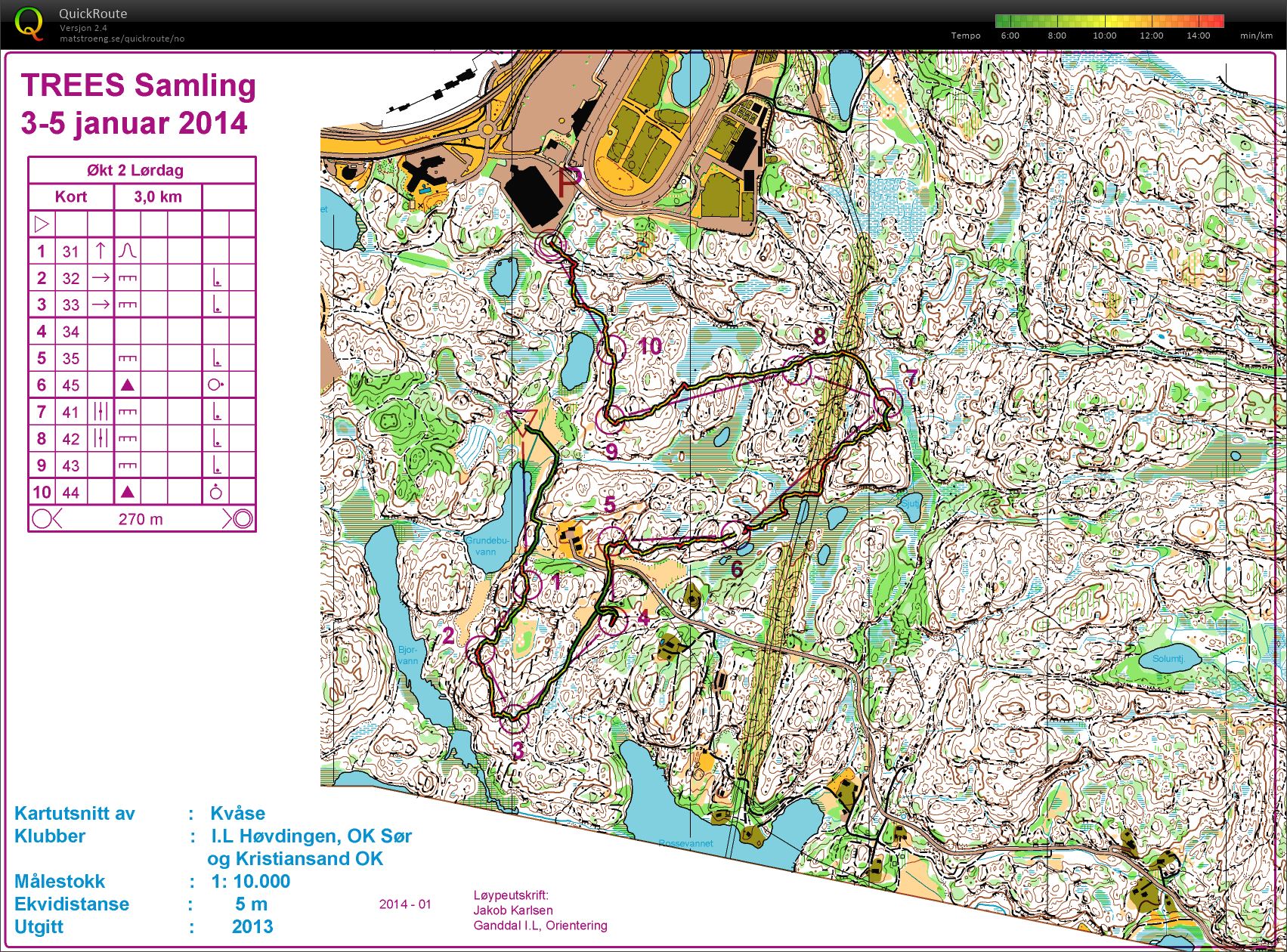 ROK trees 2. økt Kristiansand (04.01.2014)