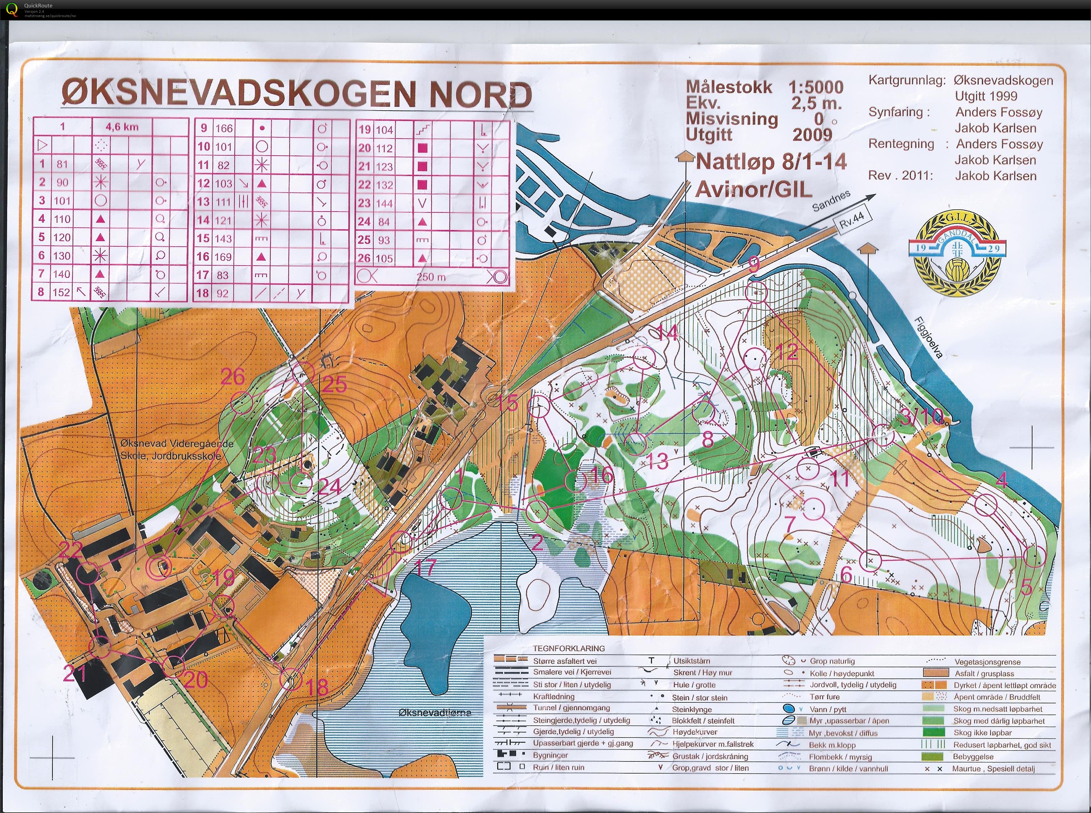 Nattløp nr 5 Ekstra lang (08.01.2014)