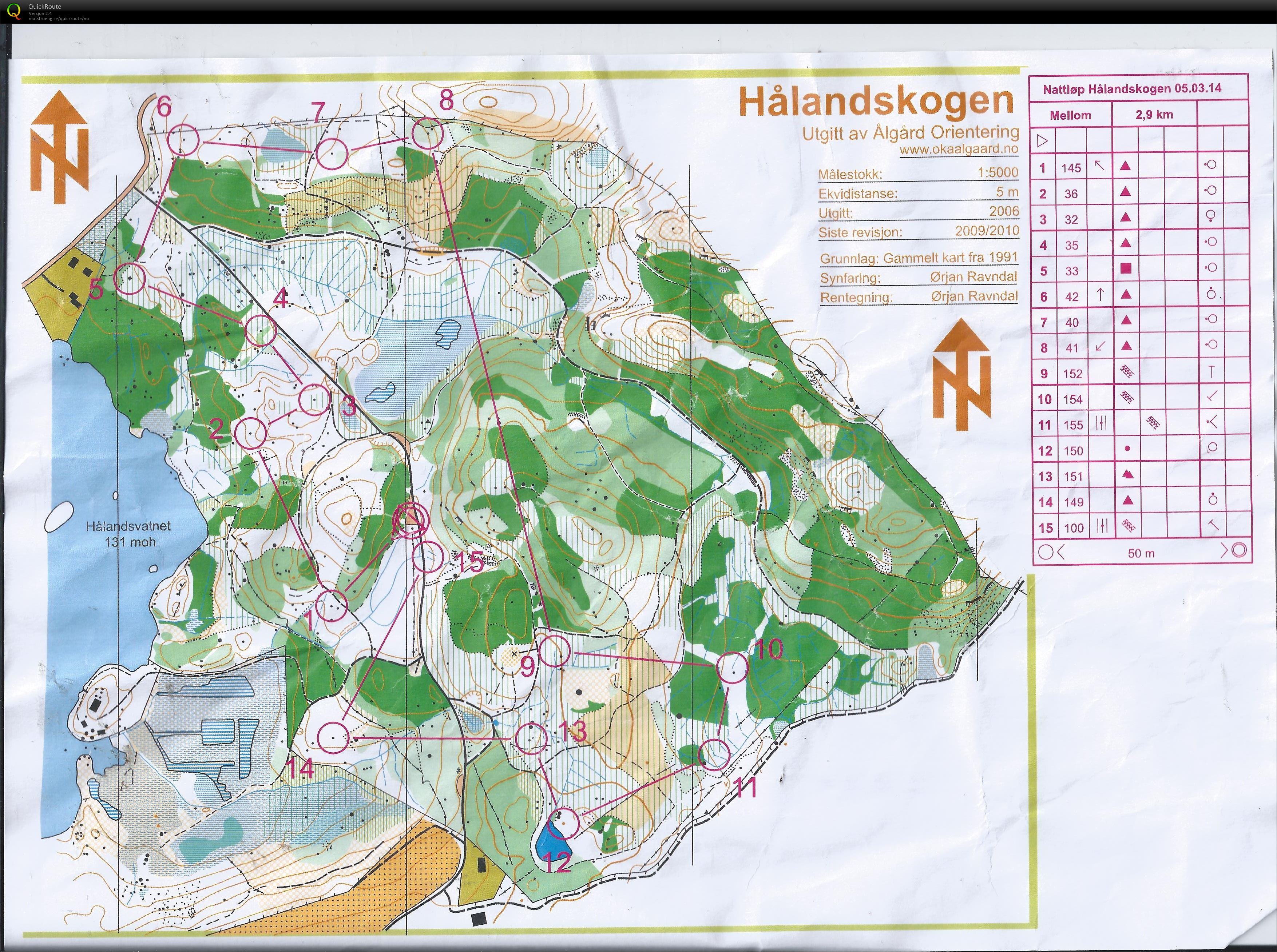 Nattløp nr 9 (05.03.2014)