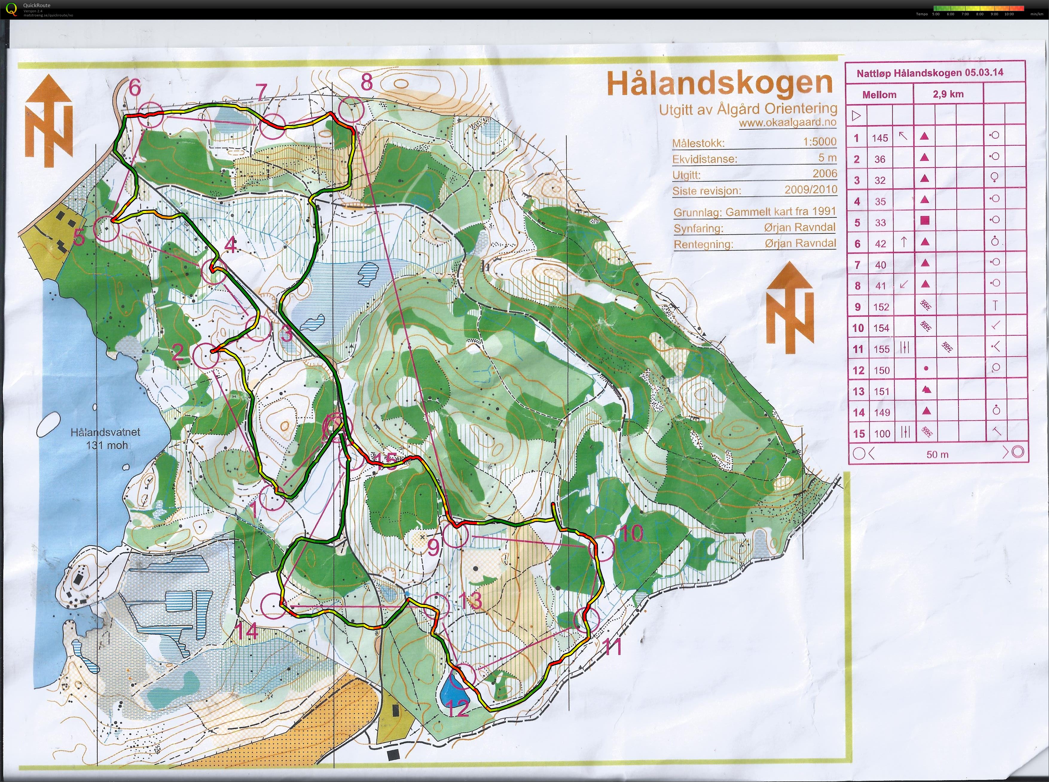 Nattløp nr 9 (05.03.2014)