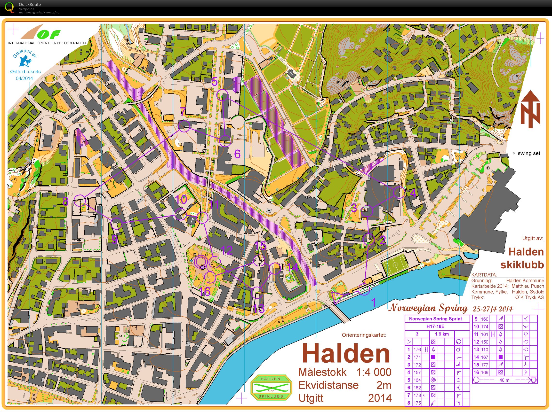 NC sprint Halden (25.04.2014)