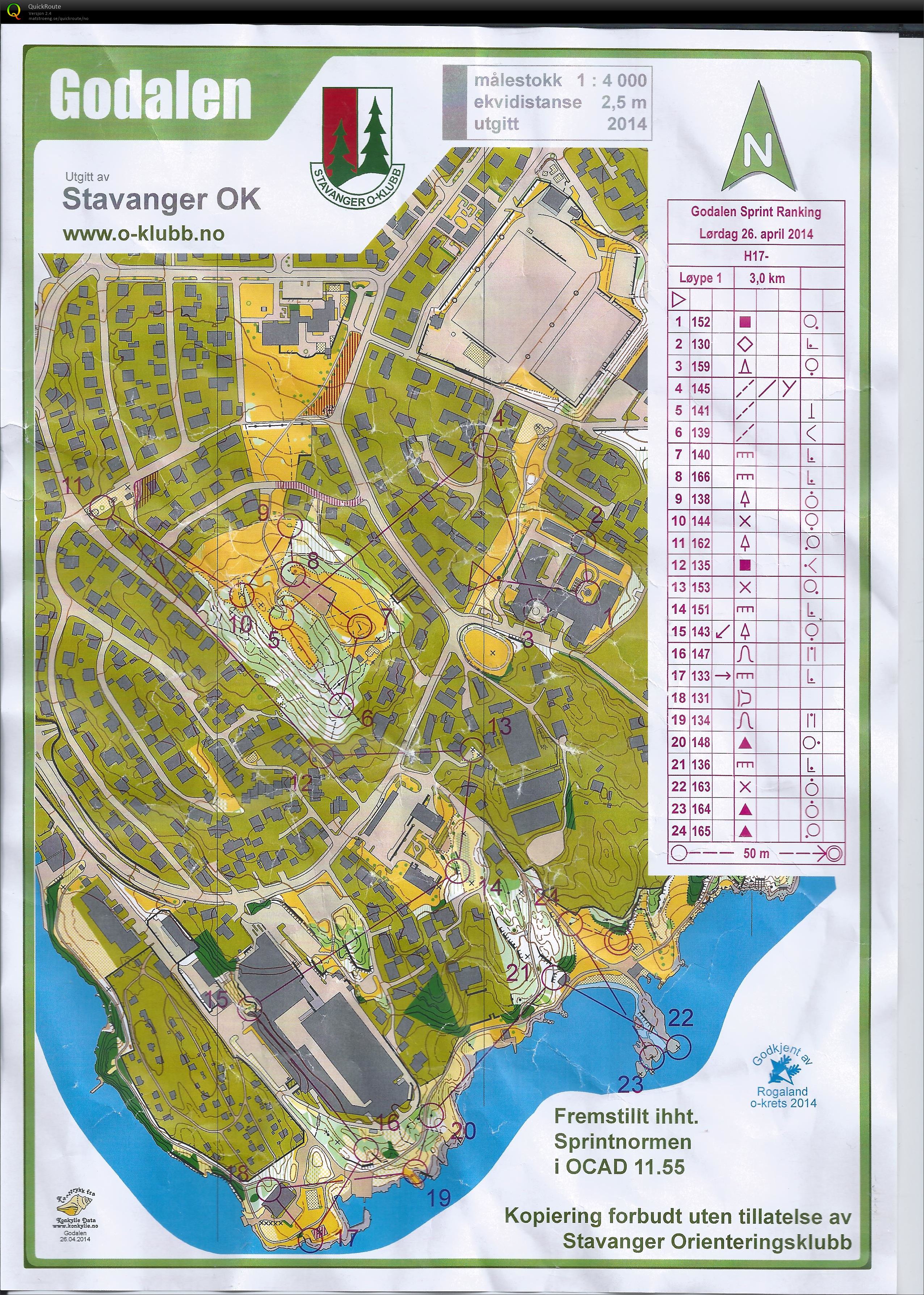 Rogalandsranking nr 1 (26.04.2014)