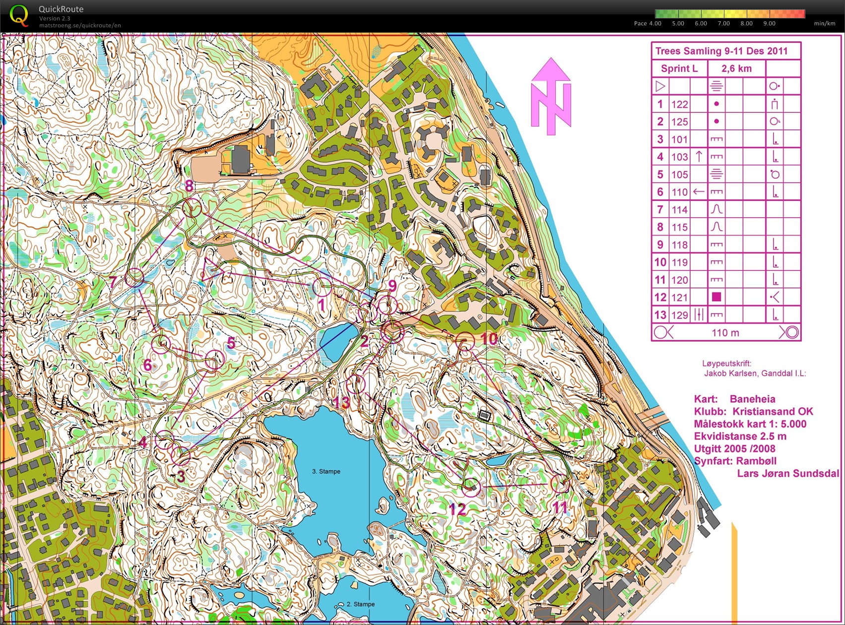 TREES-samling. Sprint Baneheia (12.12.2011)