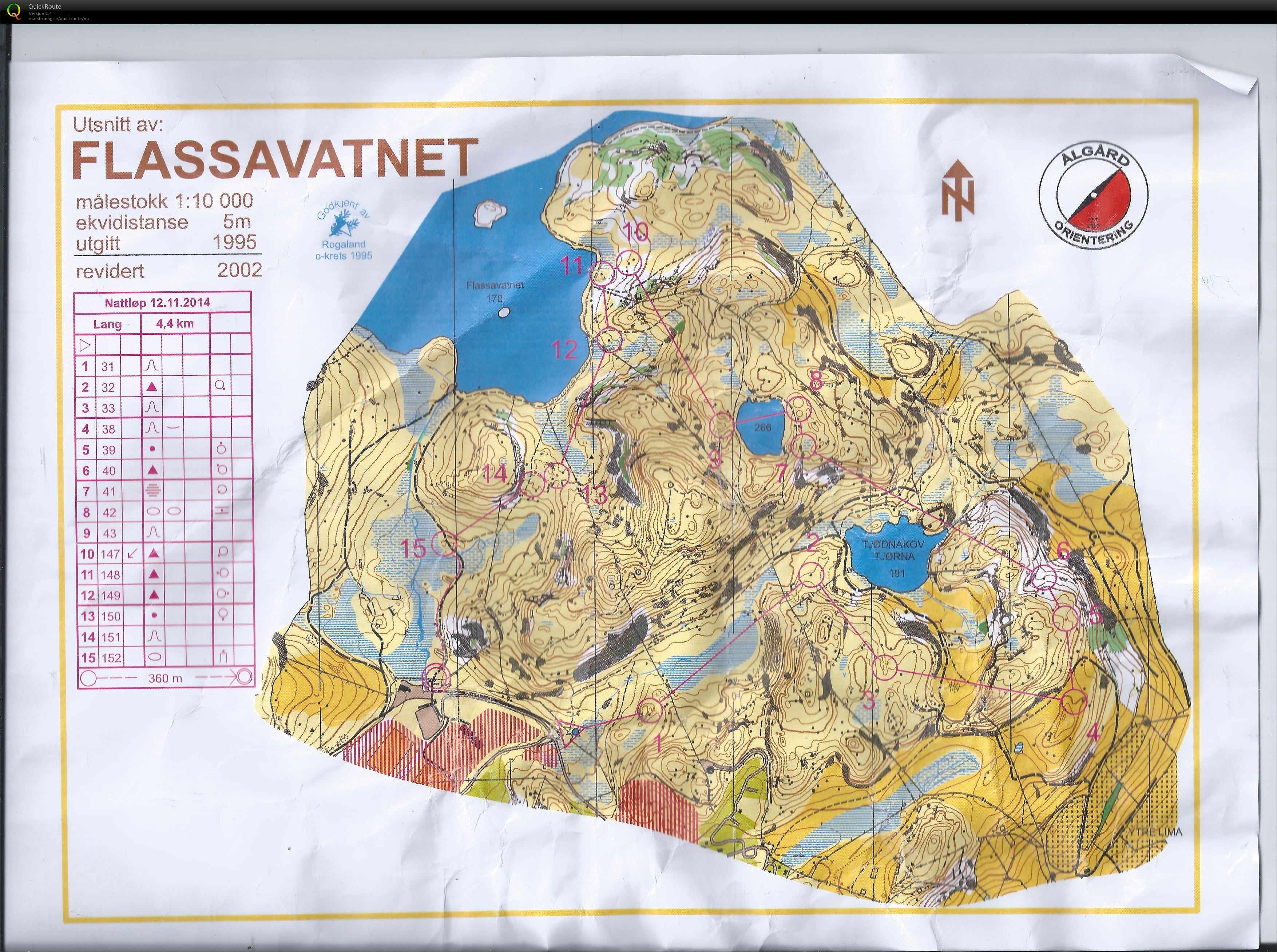 Nattløp nr 1 Rogaland (12.11.2014)