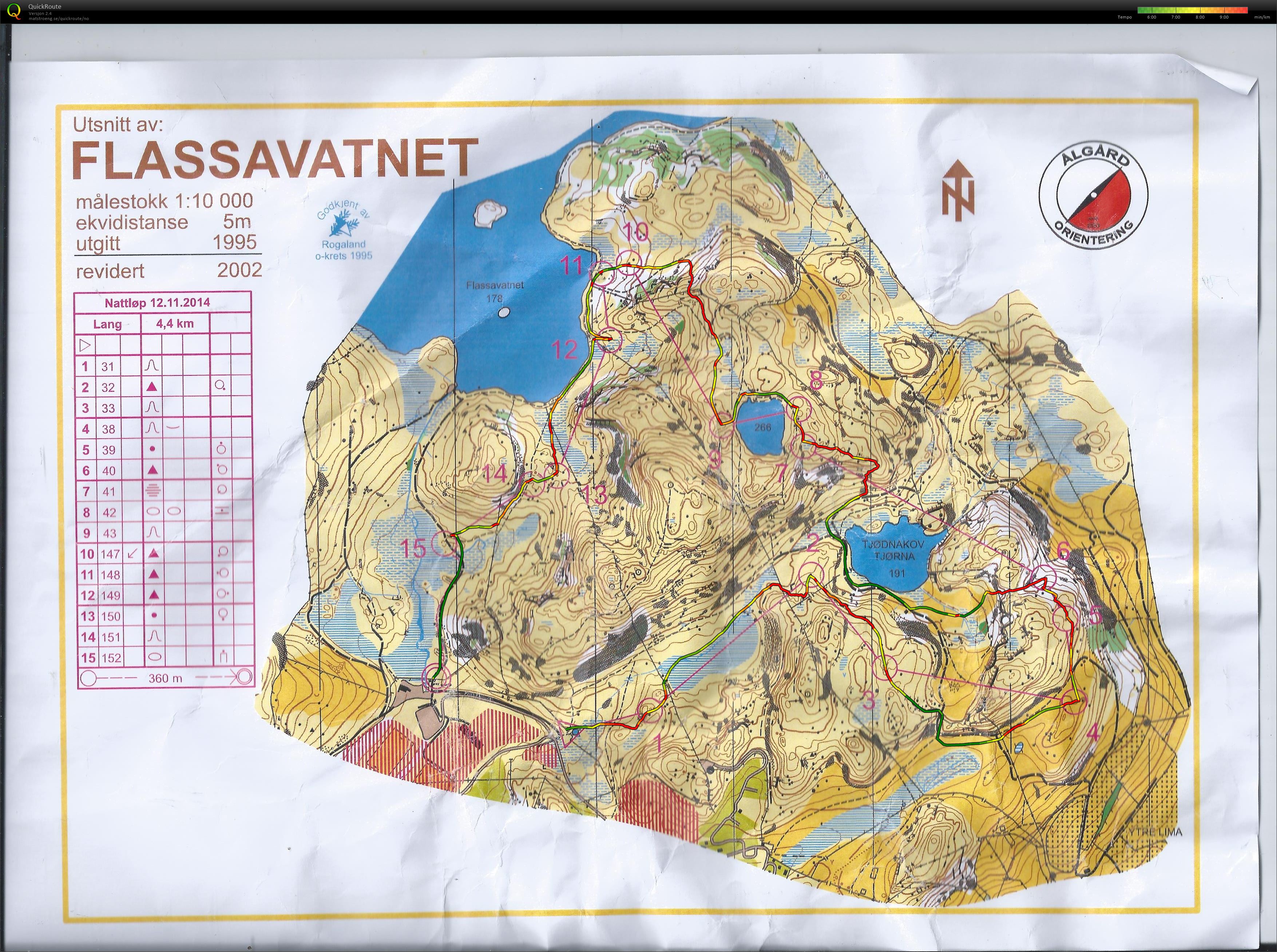 Nattløp nr 1 Rogaland (12.11.2014)