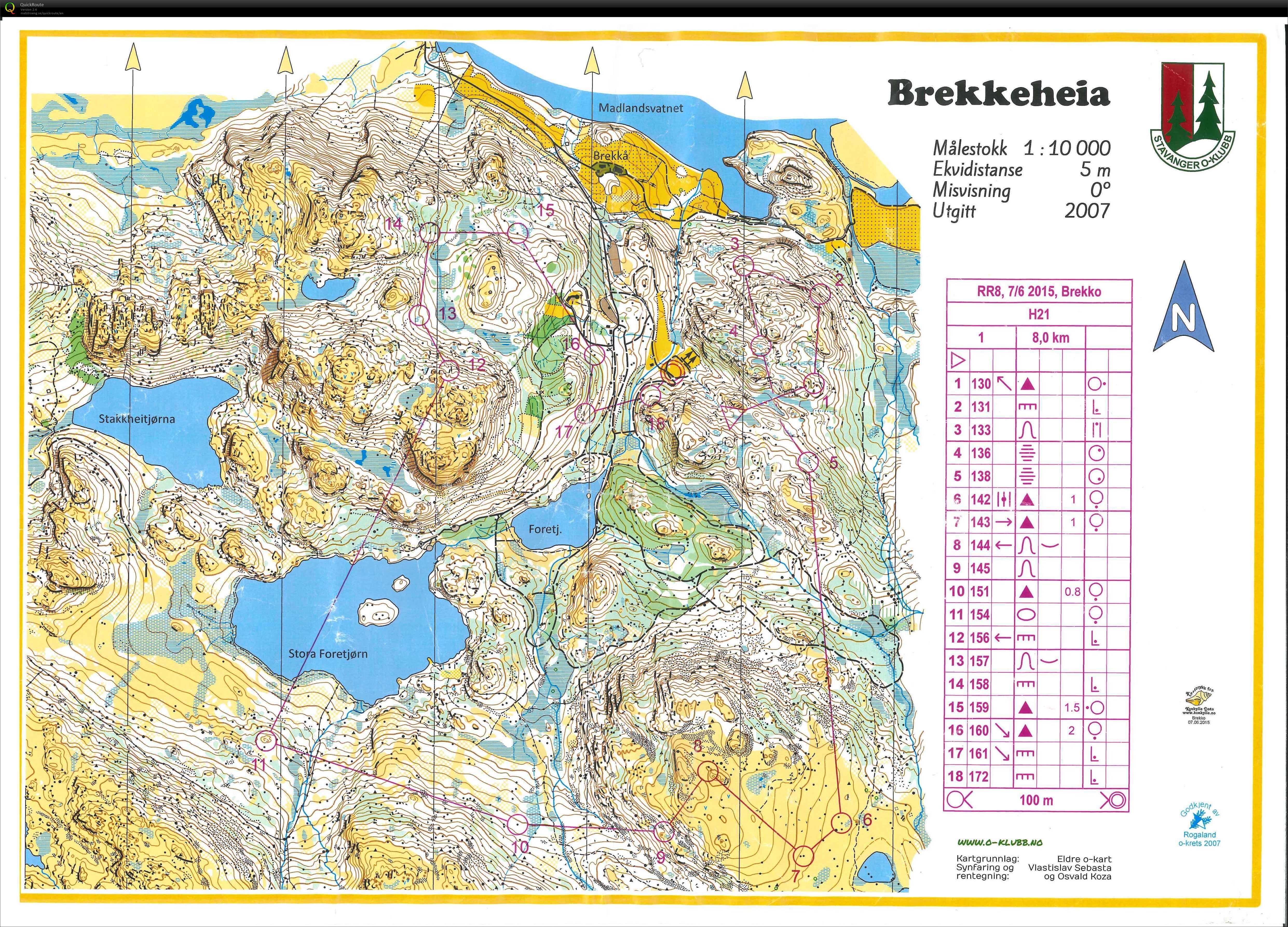 Rogalandsranking 8 (07.06.2015)