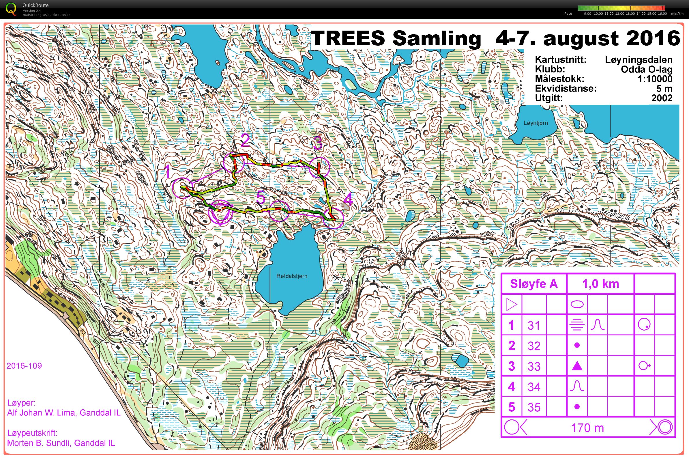 TREES Sommersamling Økt 2 - Sløyfe A (05.08.2016)