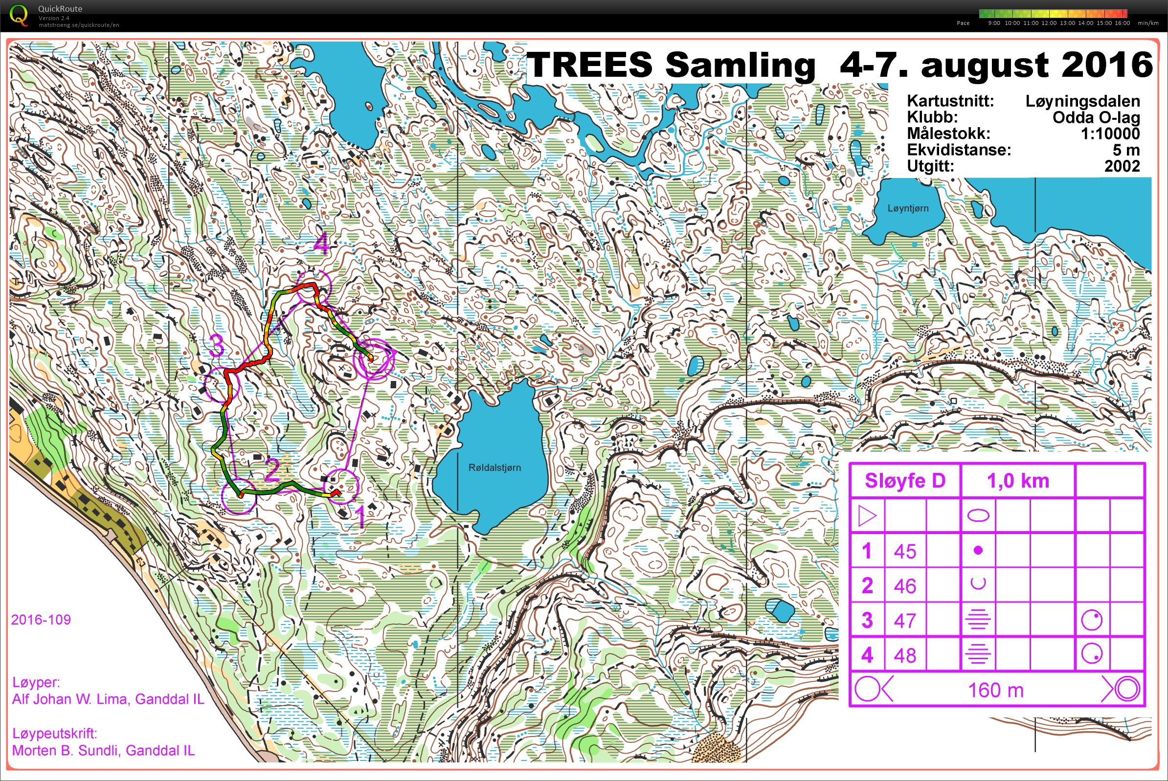 TREES Sommersamling Økt 2 - Sløyfe D (05.08.2016)