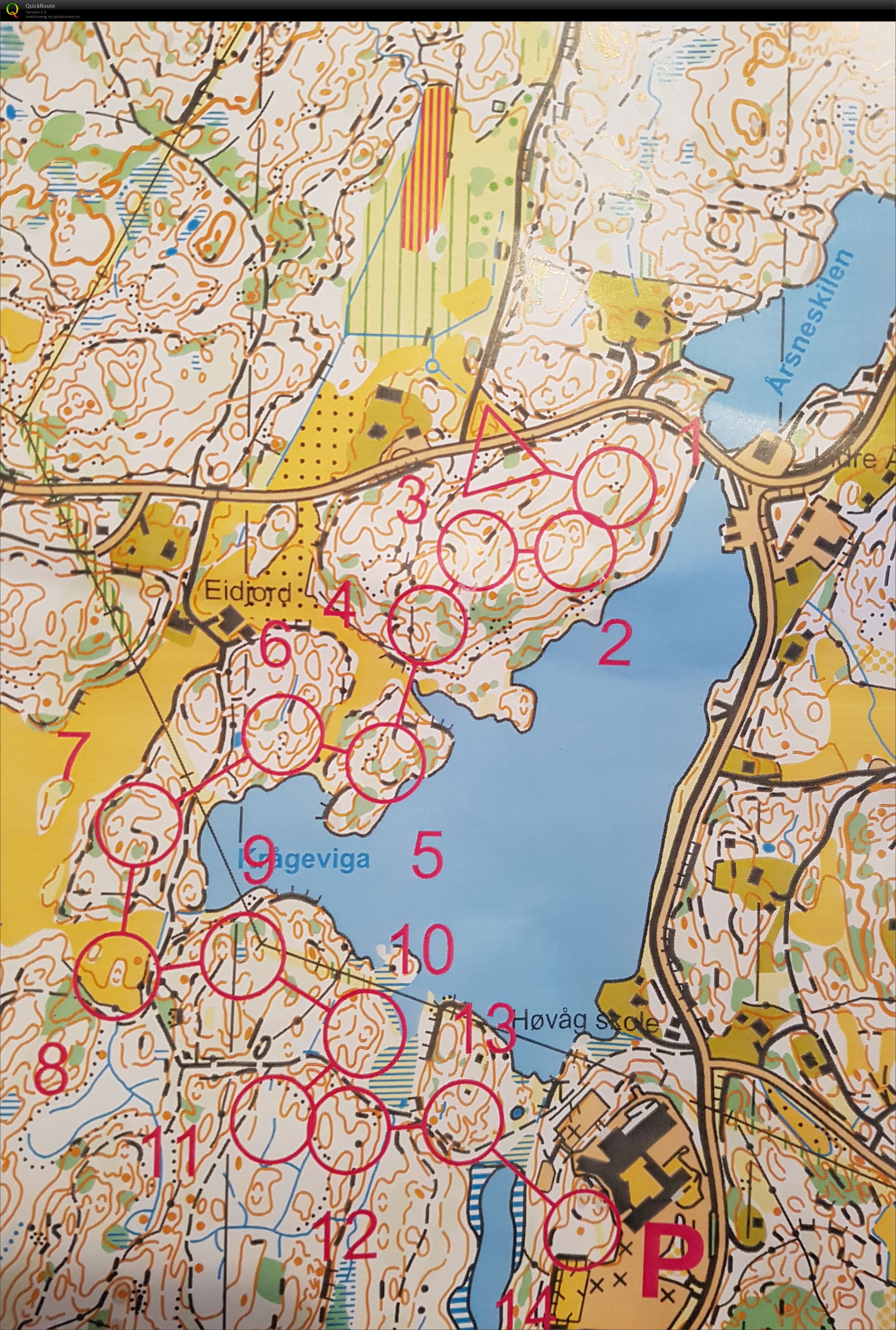 TREES Samling Økt 2 - Liten løype tilbake til parkeringen (07.01.2017)