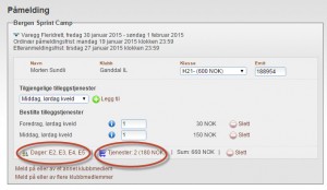 Hva skal du melde deg på ifm BSC (bytt ut H21 med din klasse)
